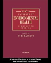 Cover of: Clay's Handbook of Environmental Health