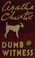 Cover of: Dumb Witness (Poirot)