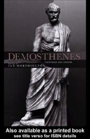 Cover of: DEMOSTHENES: STATESMAN AND ORATOR
