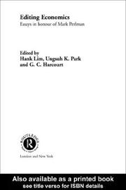 Cover of: Editing Economics: Essays in Honour of Mark Perlman