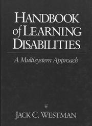 Cover of: Handbook of learning disabilities: a multisystem approach