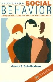 Cover of: Exploring social behavior by James A. Schellenberg