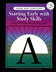 Cover of: Starting early with study skills: a week-by-week guide for elementary students