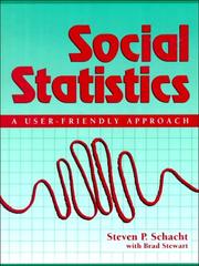 Cover of: Social statistics: a user-friendly approach