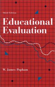 Cover of: Educational evaluation by Popham, W. James.