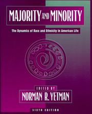 Cover of: Majority and Minority by Norman R. Yetman