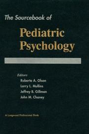 Cover of: The Sourcebook of pediatric psychology