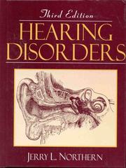 Cover of: Hearing disorders by Jerry L. Northern, editor.