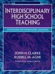 Cover of: Interdisciplinary high school teaching: strategies for integrated learning