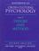 Cover of: Handbook of Cross-Cultural Psychology, Volume 1