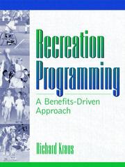 Cover of: Recreation programming by Richard Kraus, Richard G. Kraus, Richard G. Kraus