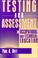 Cover of: Testing and assessment in occupational and technical education