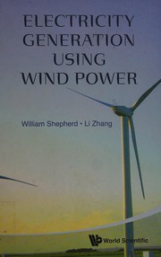 Cover of: Electricity generation using wind power