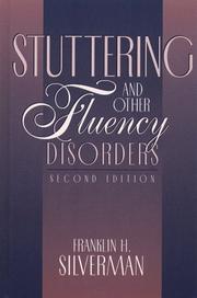 Cover of: Stuttering and other fluency disorders