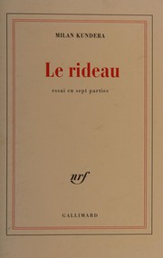 Le Rideau by Milan Kundera