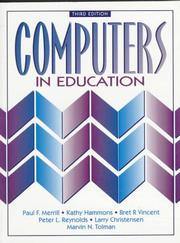 Cover of: Computers in education