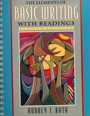 Cover of: The elements of basic writing with readings