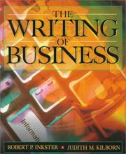 Cover of: The writing of business by Robert P. Inkster