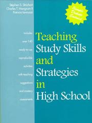 Cover of: Teaching study skills and strategies in high school by Stephen S. Strichart
