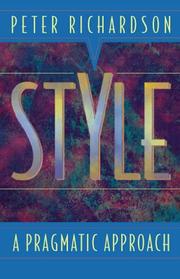 Cover of: Style: A Pragmatic Approach