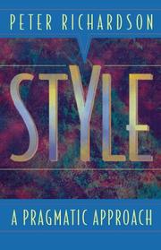 Cover of: Style: a pragmatic approach
