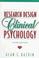 Cover of: Research design in clinical psychology