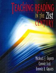 Cover of: Teaching reading in the 21st century by Michael F. Graves