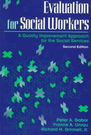Cover of: Evaluation for social workers by Gabor, Peter M.S.W.
