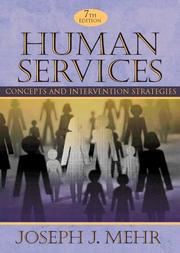 Cover of: Human Services: Concepts and Intervention Strategies