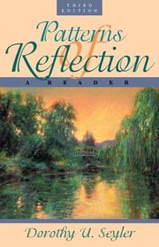 Cover of: Patterns of Reflection by Dorothy U. Seyler, Dorothy U. Seyler