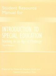 Cover of: Introduction to Special Education by Ruth Luckasson