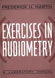 Cover of: Exercises in Audiometry: A Laboratory Manual