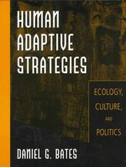 Cover of: Human Adaptive Strategies by Daniel G. Bates