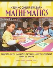 Cover of: Helping children learn mathematics.