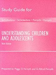 Cover of: Study Guide for Understanding Children and Adolescents
