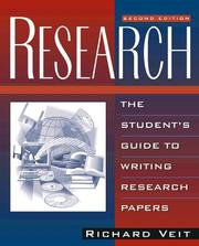 Cover of: Research by Richard Veit