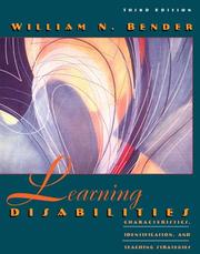 Cover of: Learning disabilities by William N. Bender