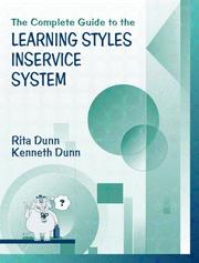Cover of: The complete guide to the learning styles inservice system