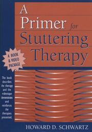 Cover of: primer for stuttering therapy