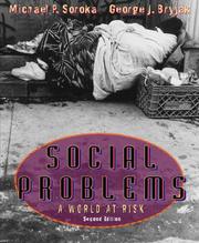 Cover of: Social Problems by Michael P. Soroka, George J. Bryjak