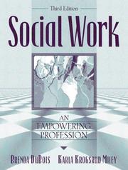 Cover of: Social work by Brenda DuBois