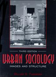 Cover of: Urban sociology: images and structure