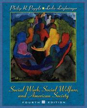 Cover of: Social work, social welfare, and American society
