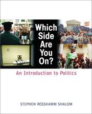 Cover of: Which Side Are You On? An Introduction to Politics by Stephen R. Shalom