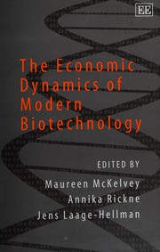 Cover of: The economic dynamics of modern biotechnology
