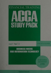Cover of: ACCA Study Pack (ACCA Study Pack S.) by Association of Chartered Certified Accountants (ACCA)