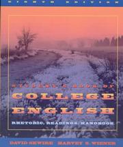 Cover of: Student's Book of College English: Rhetoric, Readings, Handbook
