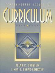 Cover of: Contemporary issues in curriculum