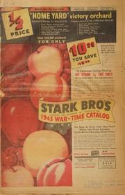 Cover of: 1943 war time catalog by Stark Bro's Nurseries & Orchards Co
