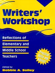 Cover of: Writers' Workshop by Bobbie A. Solley